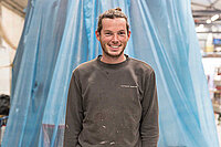 Portrait Bootsbauer Raban Heimann