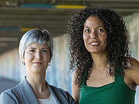 Franziska Köhler und Vanessa Hutchinson, Beraterinnen  bei „ADA – Antidiskriminierung in der Arbeitswelt“